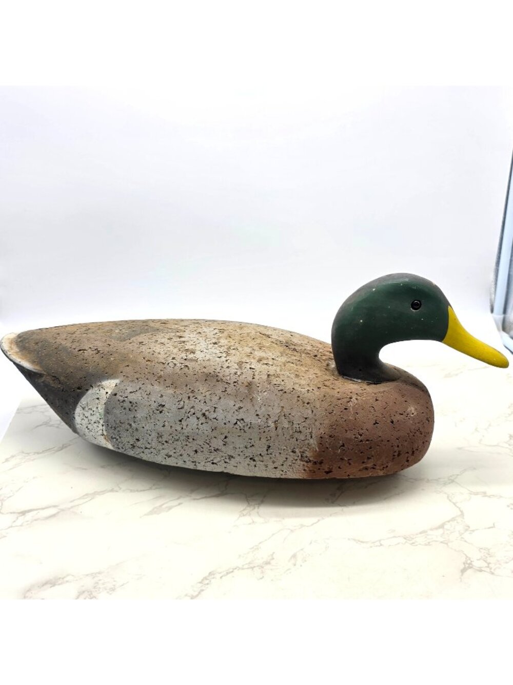 Vintage LL Bean George Soule Mallard Drake Cork Duck Decoy Maine 1960s Coastal